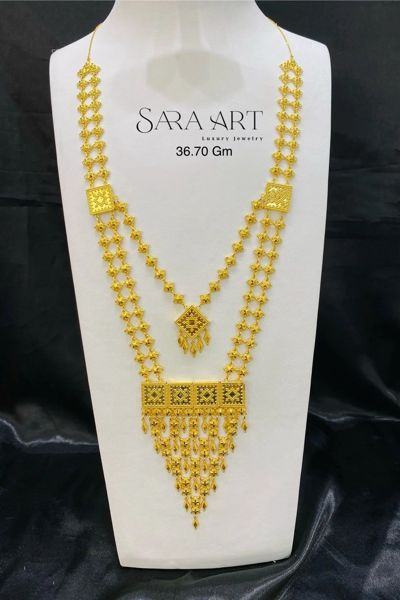 Parure PR-014: gold jewellery set, 36.70 g, SARA ART Dubai