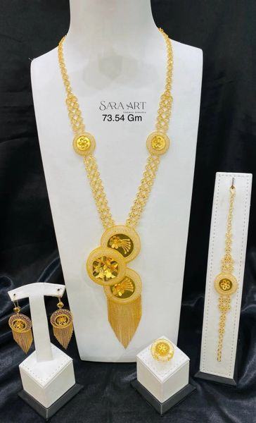 Parure PR-016: gold jewellery set, 73.54 g, SARA ART Dubai